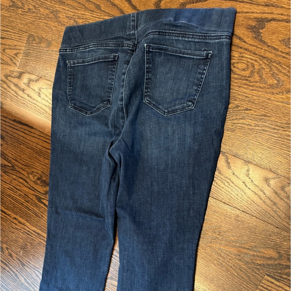 NYDJ Marilyn Straight Pull-On jeans size 14 lift x tuck technology dark wash - Picture 11 of 16